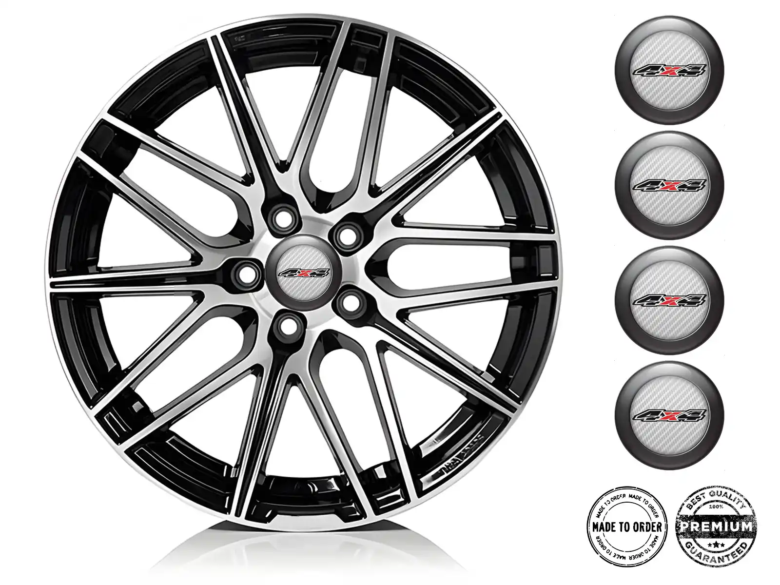 Calcomanías Tuning Aros Cúpula Racing Sport